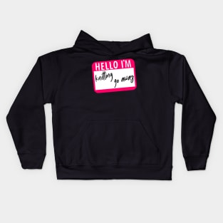 Hello I'm knitting Go Away Kids Hoodie